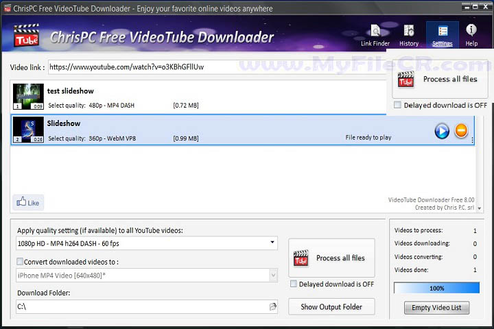 ChrisPC VideoTube Downloader Pro 14.24.0814 Latest Software ChrisPC VideoTube Downloader Pro 14.24.0814 Latest Software