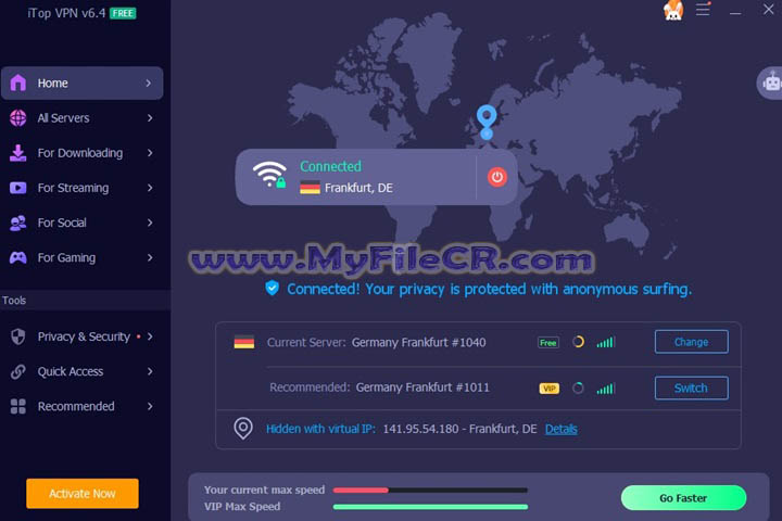 iTop VPN Free 2025 v6.3.0.6051 PC Software