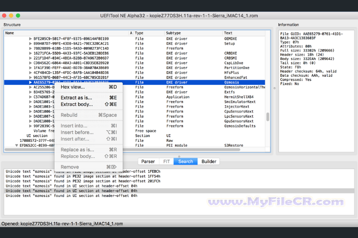 UEFITool NE 2025 vA71 Free Download UEFITool NE 2025 vA71 Free Download