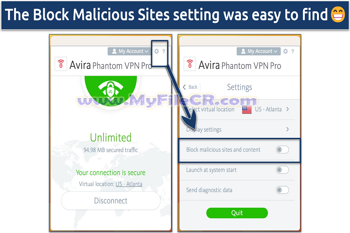 Avira Phantom VPN Pro 2025 v2.44.1.19908 [Free Download]