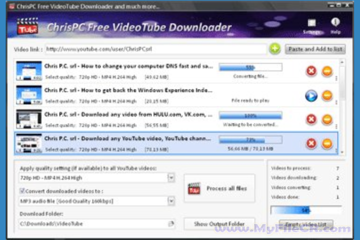 ChrisPC VideoTube Downloader v15.25.0607 for PC