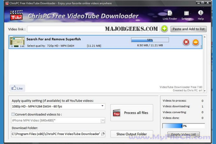 ChrisPC VideoTube Downloader v15.25.0607 full version