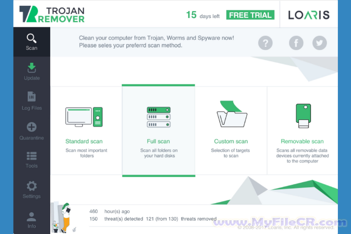 Loaris Trojan Remover installation process