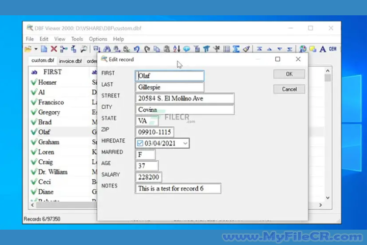 DBF Viewer 2000 v8.70 full version DBF Viewer 2000 v8.70 full version