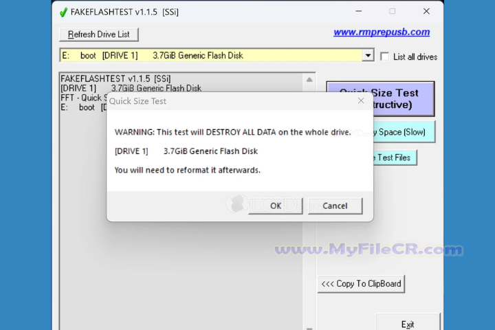 Fake Drive Check 2025 v4.61 Full version Fake Drive Check 2025 v4.61 Full version