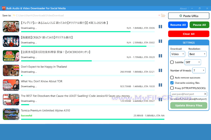 Social Media Downloader 2025 v7.6.5 Full version