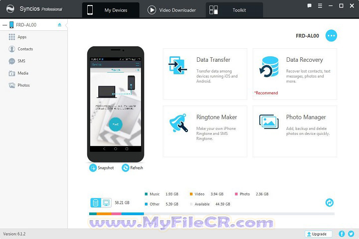Syncios Mobile Manager 2025 v7.2.1 [Latest Version]