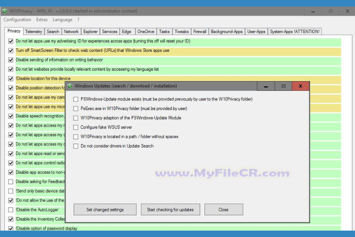 W10Privacy 2025 v5.2.0.4 Free download W10Privacy 2025 v5.2.0.4 Free download