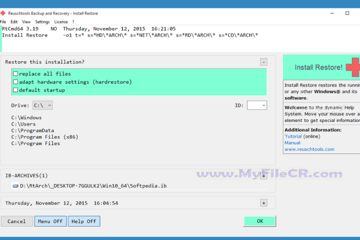 Reuschtools Backup and Recovery 2025 v4.58 full version  Reuschtools Backup and Recovery 2025 v4.58 full version