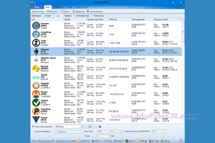 Awesome Miner Ultimate 2025 v11.2.2 free download