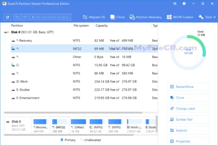 EaseUS Partition Master 19.9.0 Build 202508180953 full version
