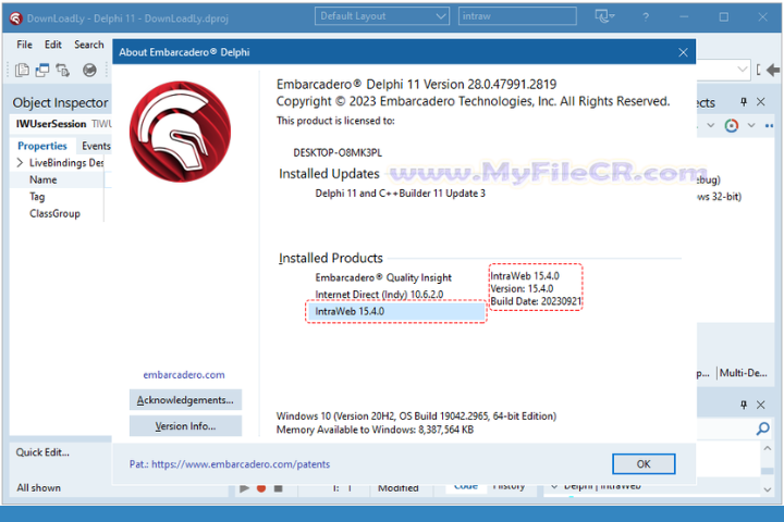 IntraWEB Ultimate 2025 v16.1.4 full version IntraWEB Ultimate 2025 v16.1.4 full version