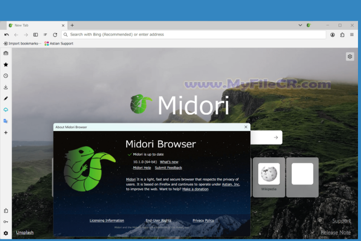 Midori Browser 2025 v11.3.2 full version