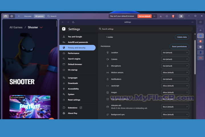 Ray Browser 2025 v137.0.7151.2187 free download Ray Browser 2025 v137.0.7151.2187 free download