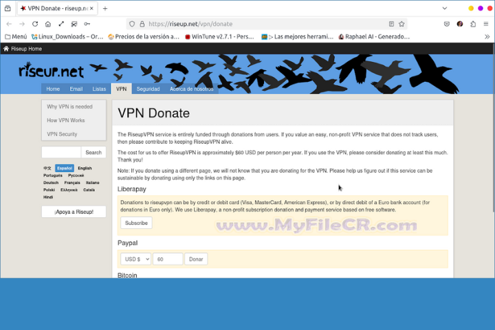 RiseupVPN 2025 v4.7.0 free download RiseupVPN 2025 v4.7.0 free download