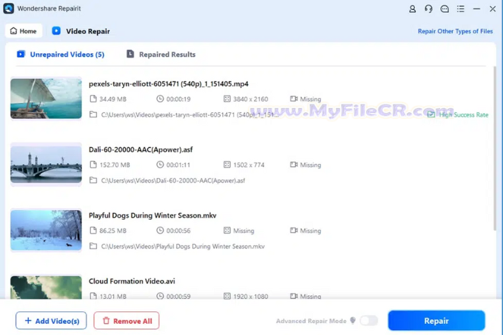 Wondershare Repairit 2025 v6.5.13.6 for pc Wondershare Repairit 2025 v6.5.13.6 for pc