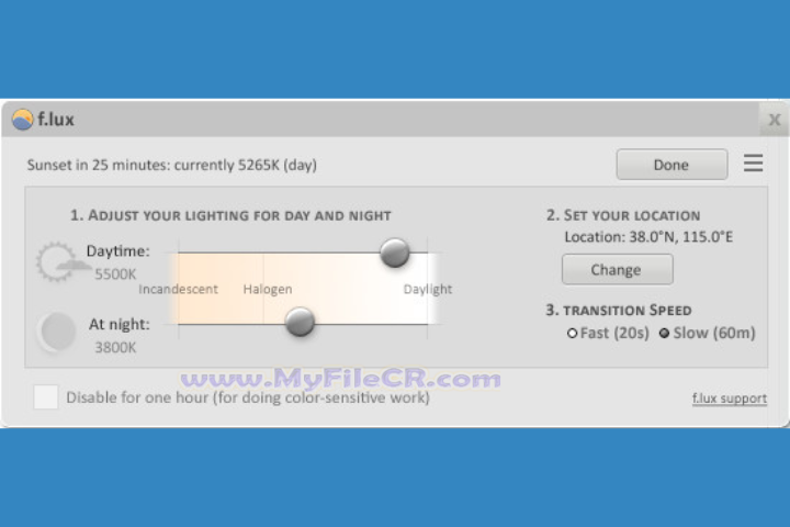 f.lux 2025 v4.134 full version f.lux 2025 v4.134 full version
