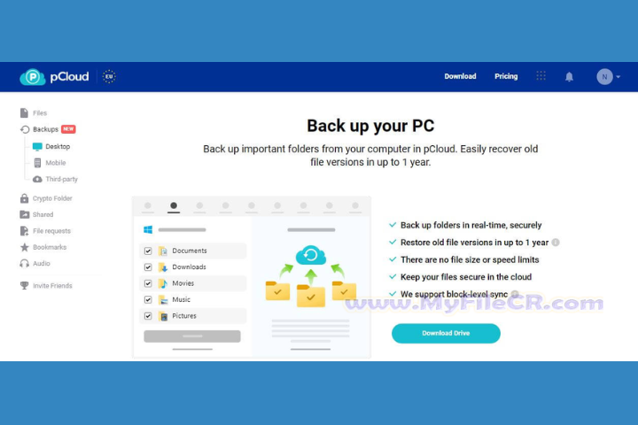pCloud Drive 2025 v4.1.13 for pc pCloud Drive 2025 v4.1.13 for pc