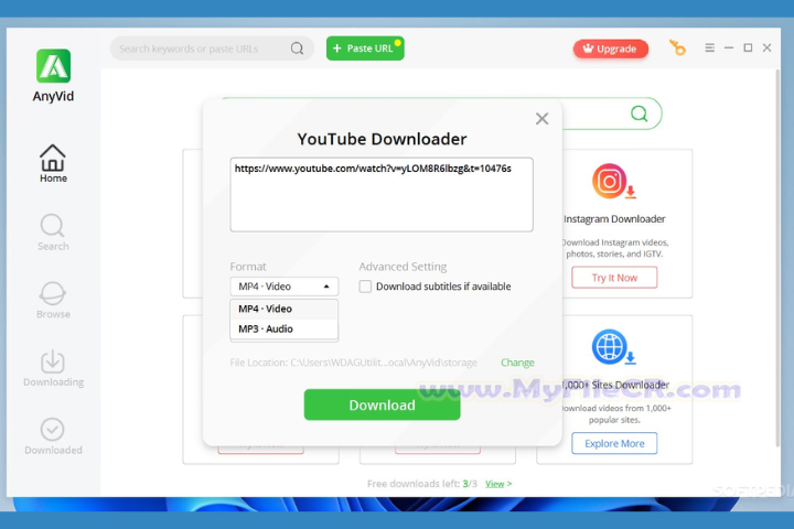 AmoyShare AnyVid v10.9.2 for pc