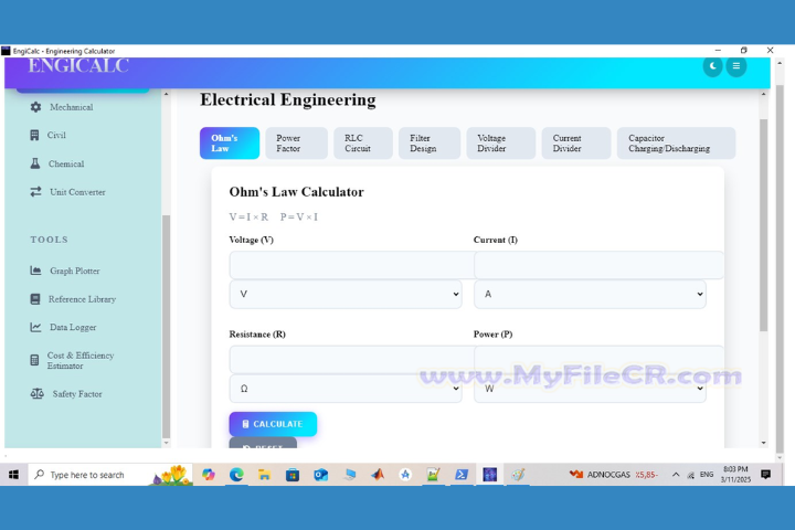 EngiCalc - Engineer Calculator 2025 v1.0.1 for pc