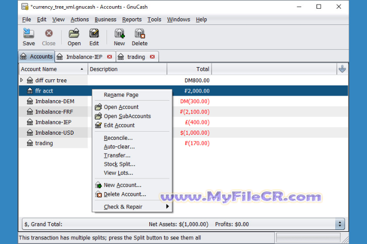 Gnu Cash 2025 v5.13 free download