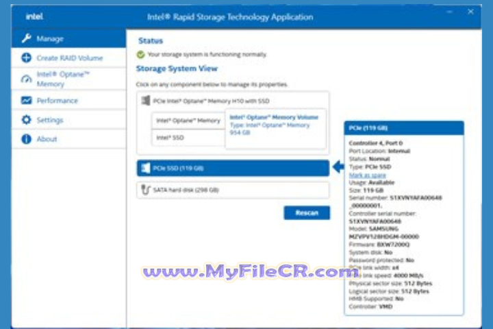 Intel Rapid Storage Technology 2025 v19.5.2.1049 for pc