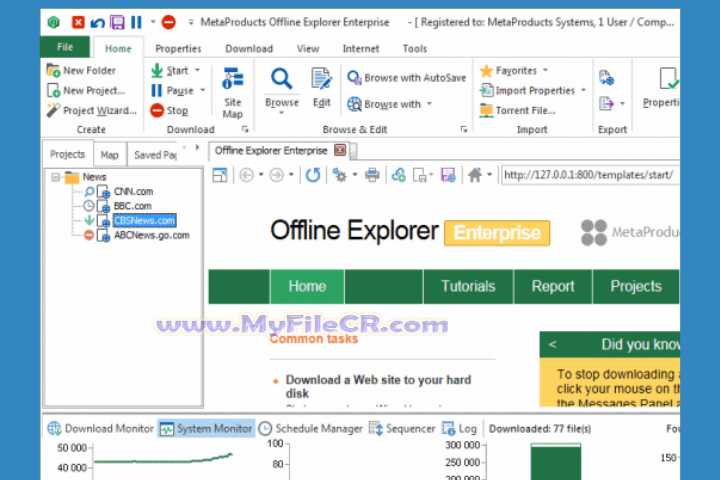 MetaProducts Offline Browser 2025 v8.8.0.5004 free download