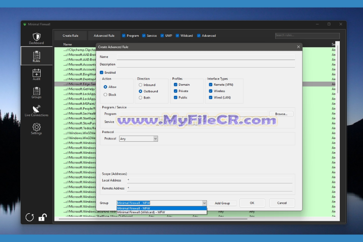 Minimal Firewall 2025 v2.3 full version