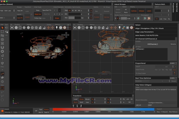 RizomUV Real - Virtual Space 2025 v2025.0.104 for pc