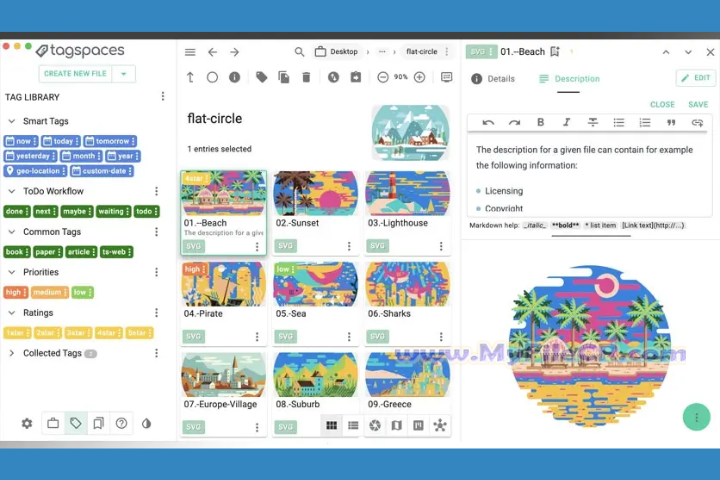 Tag Spaces Lite 2025 v6.6.3 for pc Tag Spaces Lite 2025 v6.6.3 for pc