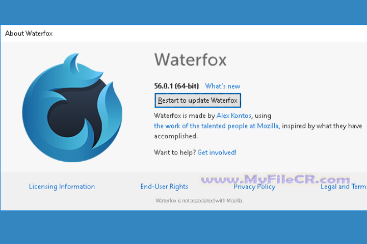 Waterfox v6.6.7 for pc