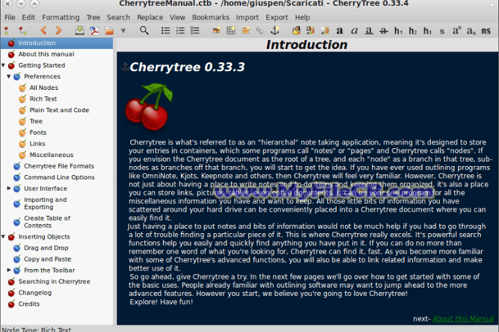 Cherry Tree 2025 v1.6.2.0 free download