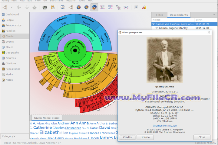Gramps 2025 v6.0.6 for pc