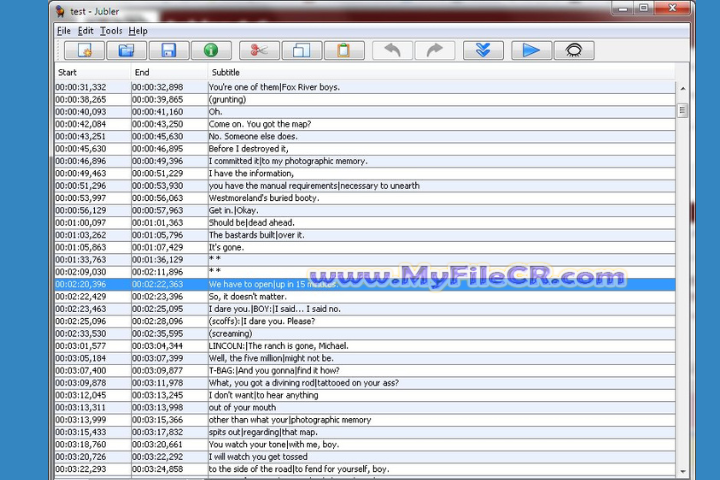 Jubler Subtitle Editor 2025 v9.0.0 free download