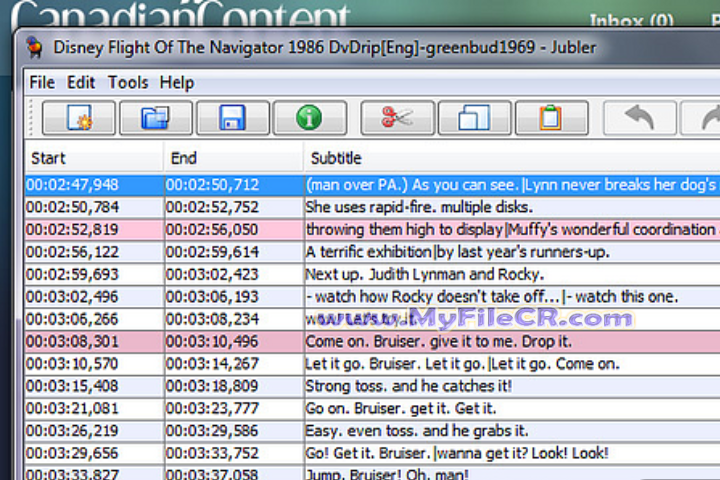 Jubler Subtitle Editor 2025 v9.0.0 for pc