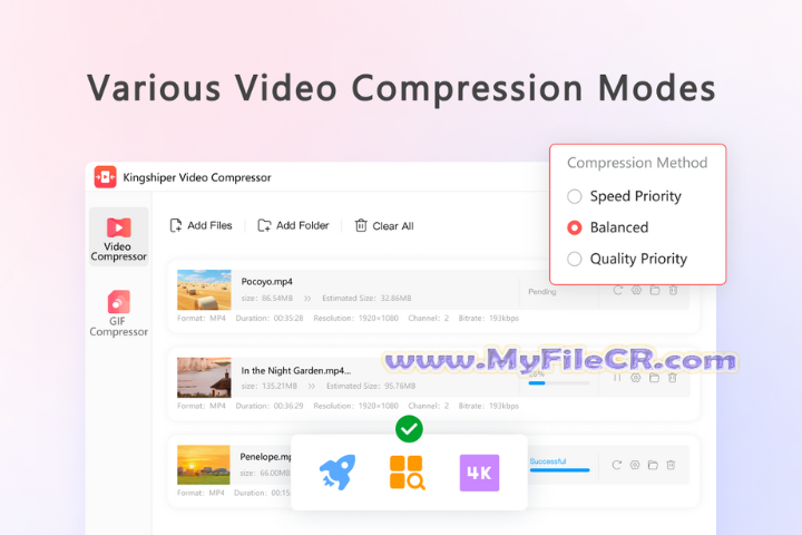 Kingshiper Video Compressor 2025 v2.6.6 free download