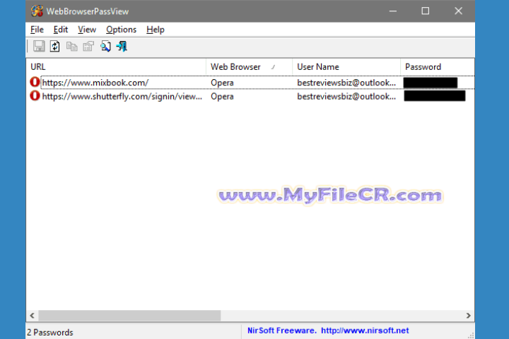 Web Browser PassView 2025 v2.18 full version