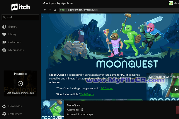 itch.io Desktop 2025 v1.0 free download