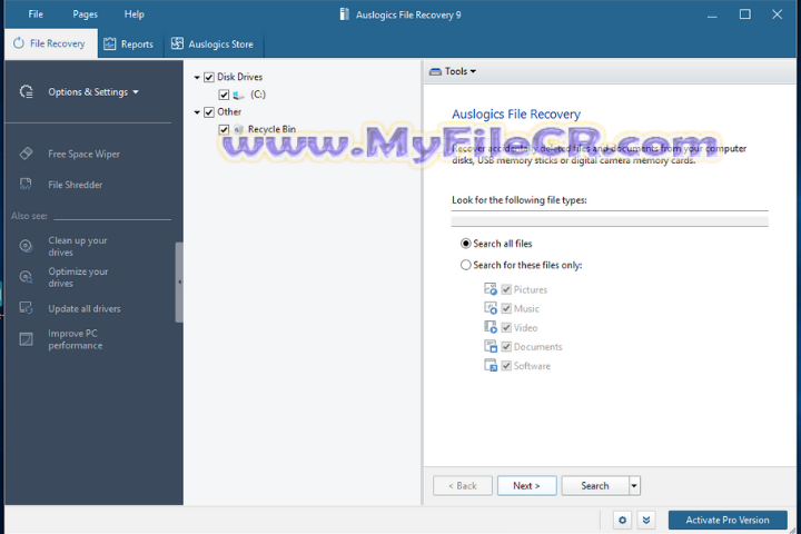 Auslogics File Recovery Professional 2025 v12.1.1 [Latest Software]