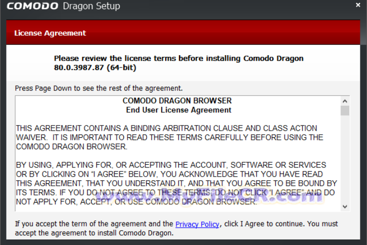 Comodo Dragon Browser v134.0.6998.179 for pc
