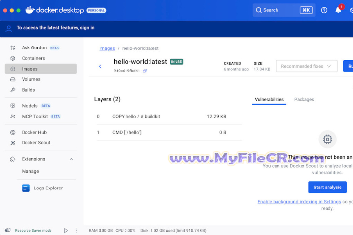 Docker Desktop 2025 v1.0 for pc