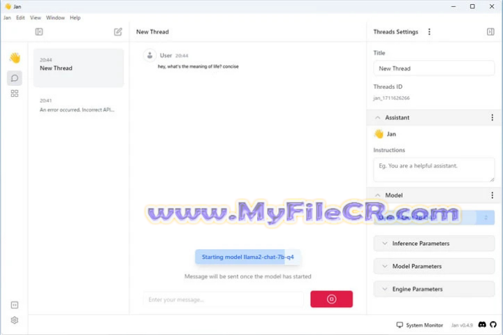 Jan-AI Assistant 2025 v0.7.3 for pc