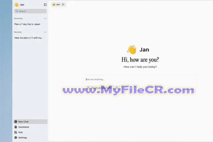 Jan-AI Assistant 2025 v0.7.3 free download