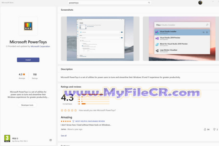 Microsoft Power Toys for Windows 10 2025 v0.96.0 full version