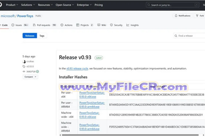 Microsoft Power Toys for Windows 10 2025 v0.96.0 free download