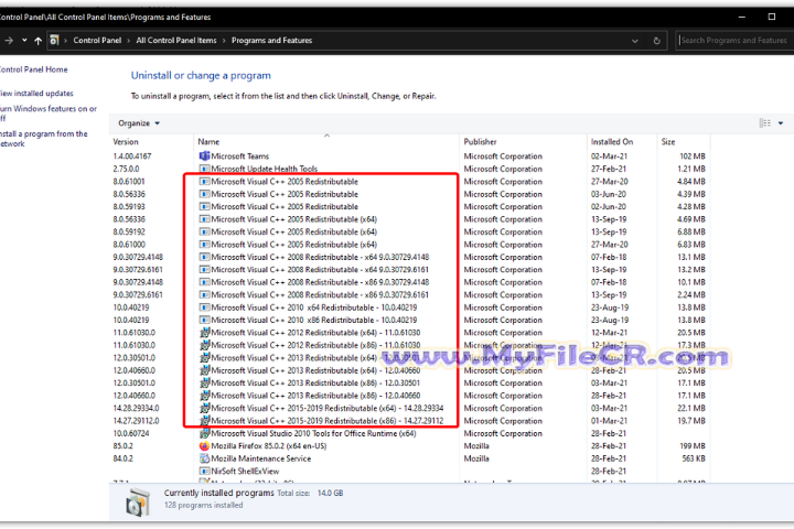 Microsoft VisualC++ Redistributable 2025 v14.50.35710full version