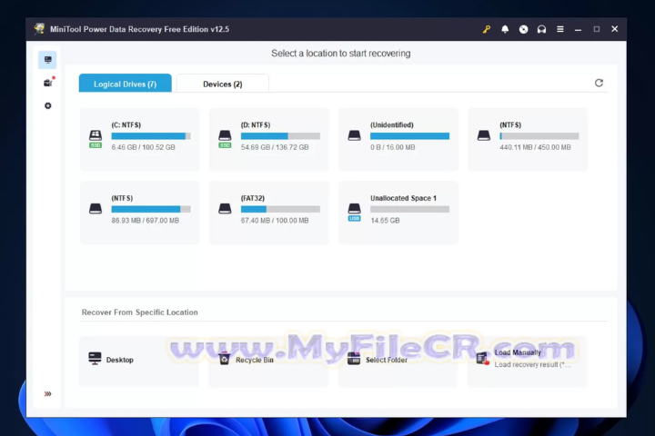 MiniTool Power Data Recovery Business 2025 v12.7 for pc