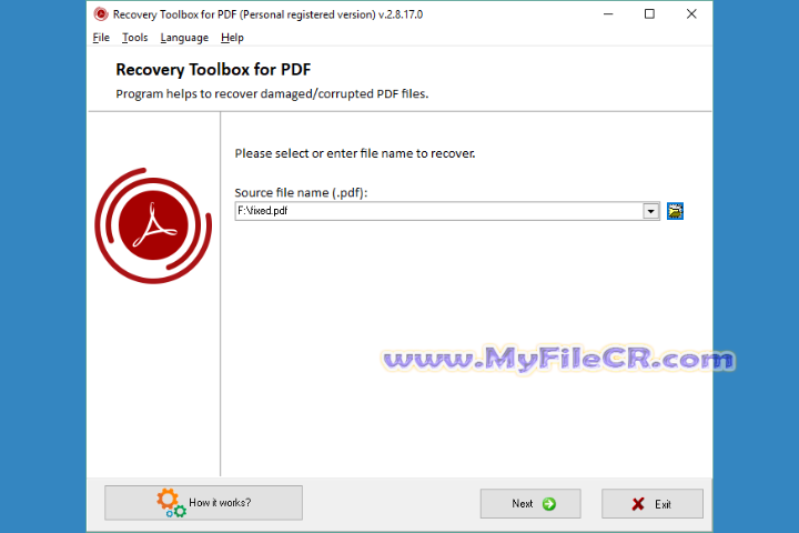 Recovery Toolbox for PDF 2025 v2.12.31.0 full version