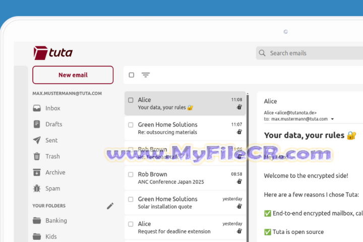 Tuta Mail 2025 v314.251111.0 for pc
