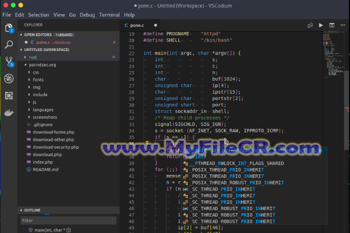 VS Codium 2025 v1.105.17075 free download